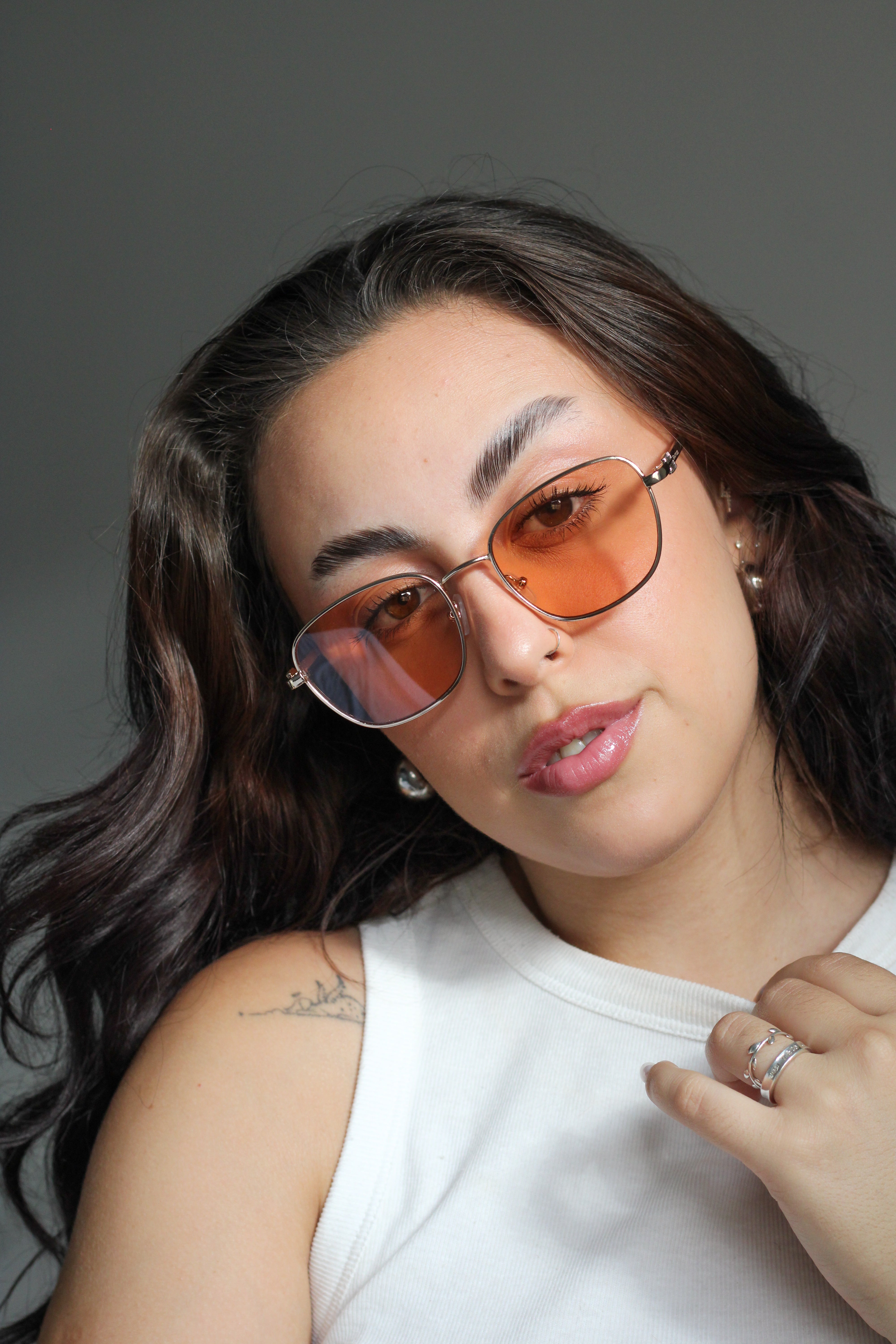 Óculos Solar Aurora Lentes Cosméstica